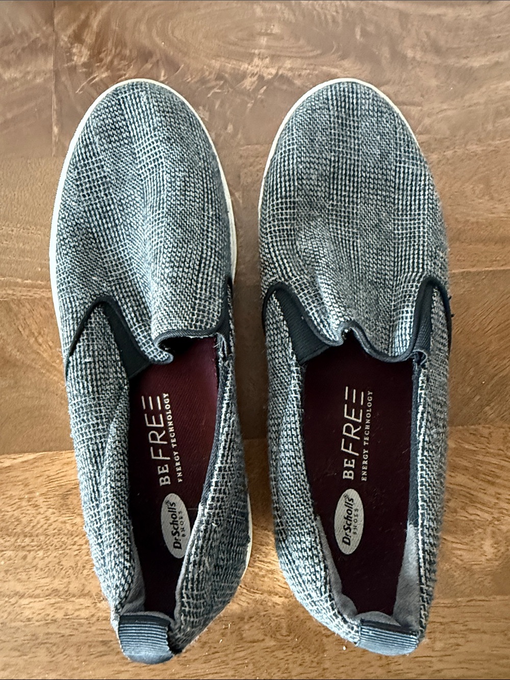 Dr. Scholl's Gray Slip-On Sneakers